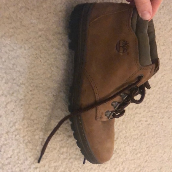 Size 8 Timberlands - Ankle Boots (Brown) - Picture 6 of 7